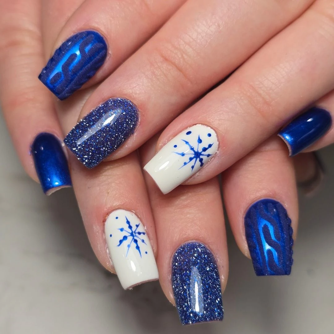 nailart-natale-blu