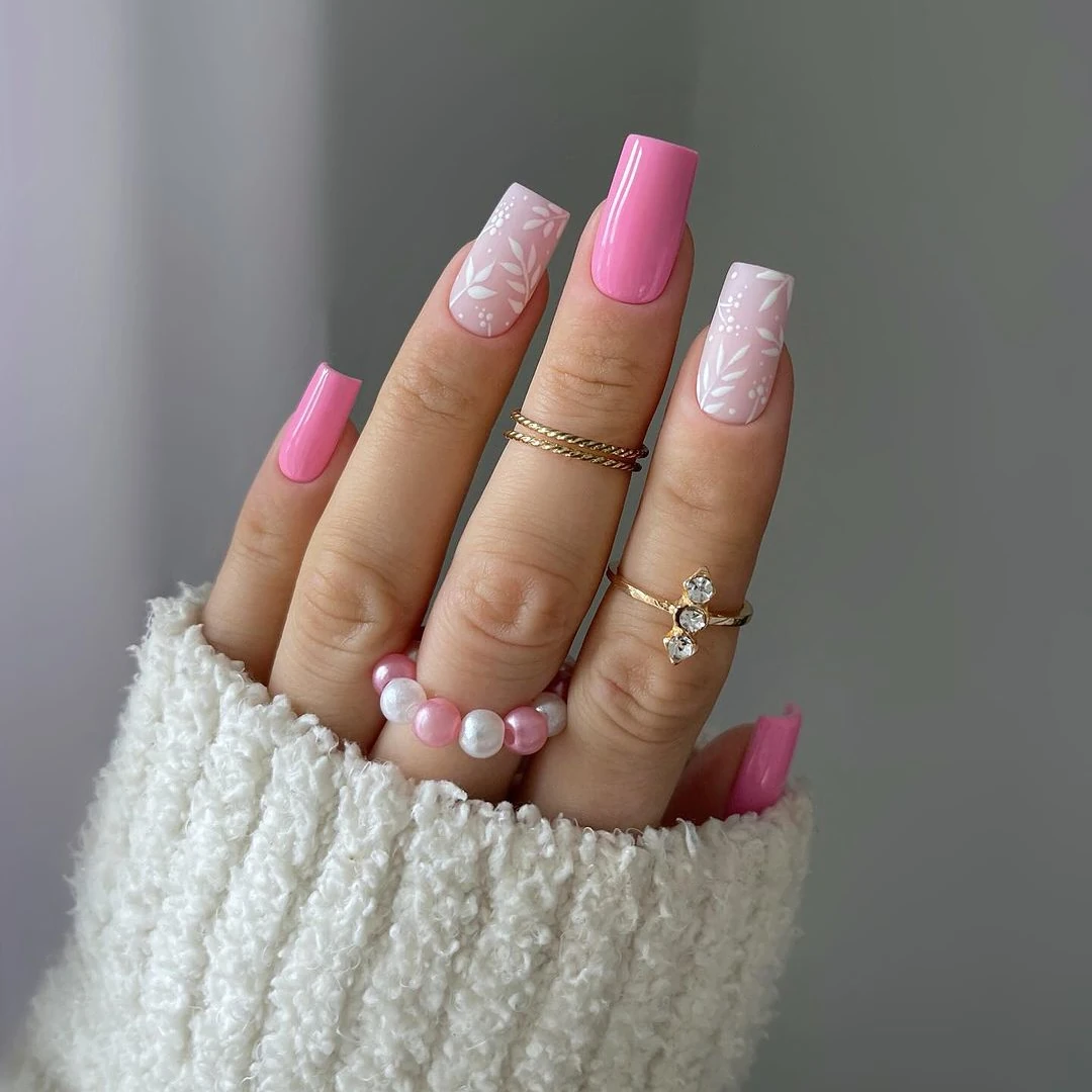 nail-art-rosa-primavera-fiori