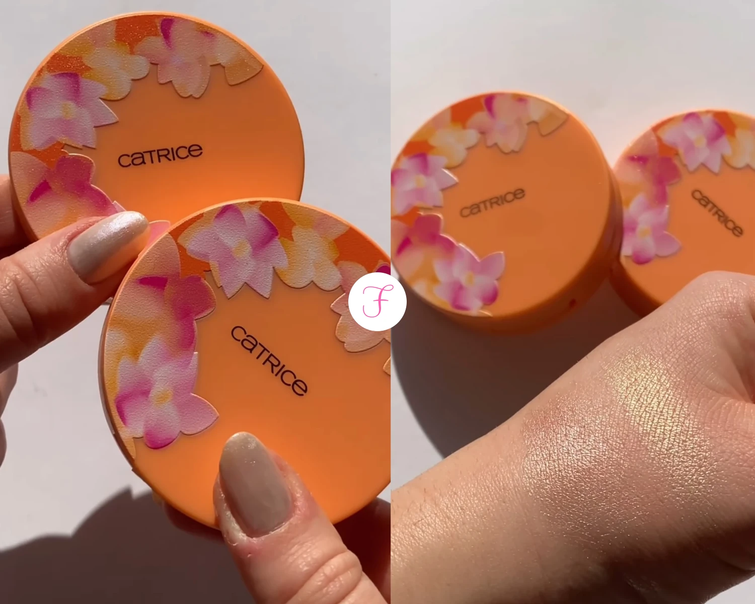 catrice-seeking-flowers-highlighter-swatches
