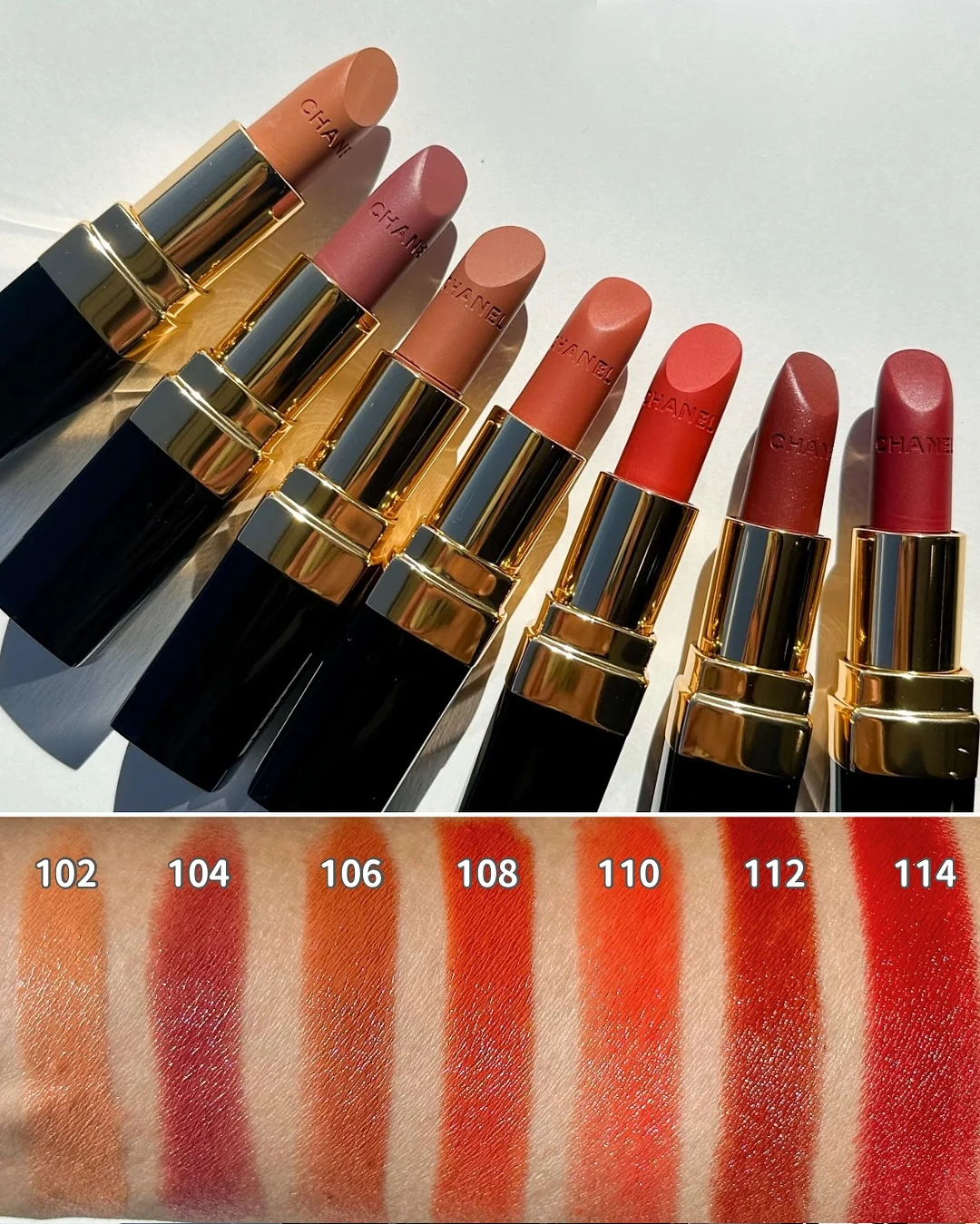 chanel-rouge-coco-nudes-swatches